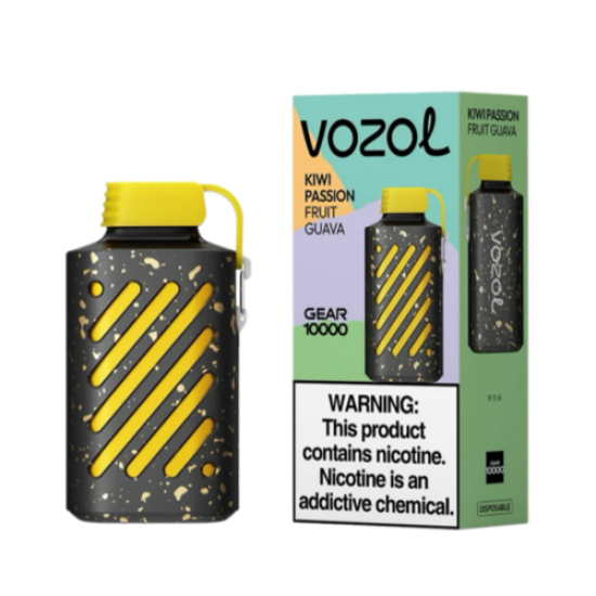 Vozol Gear 10000 Kiwi Guava Passion Fruit